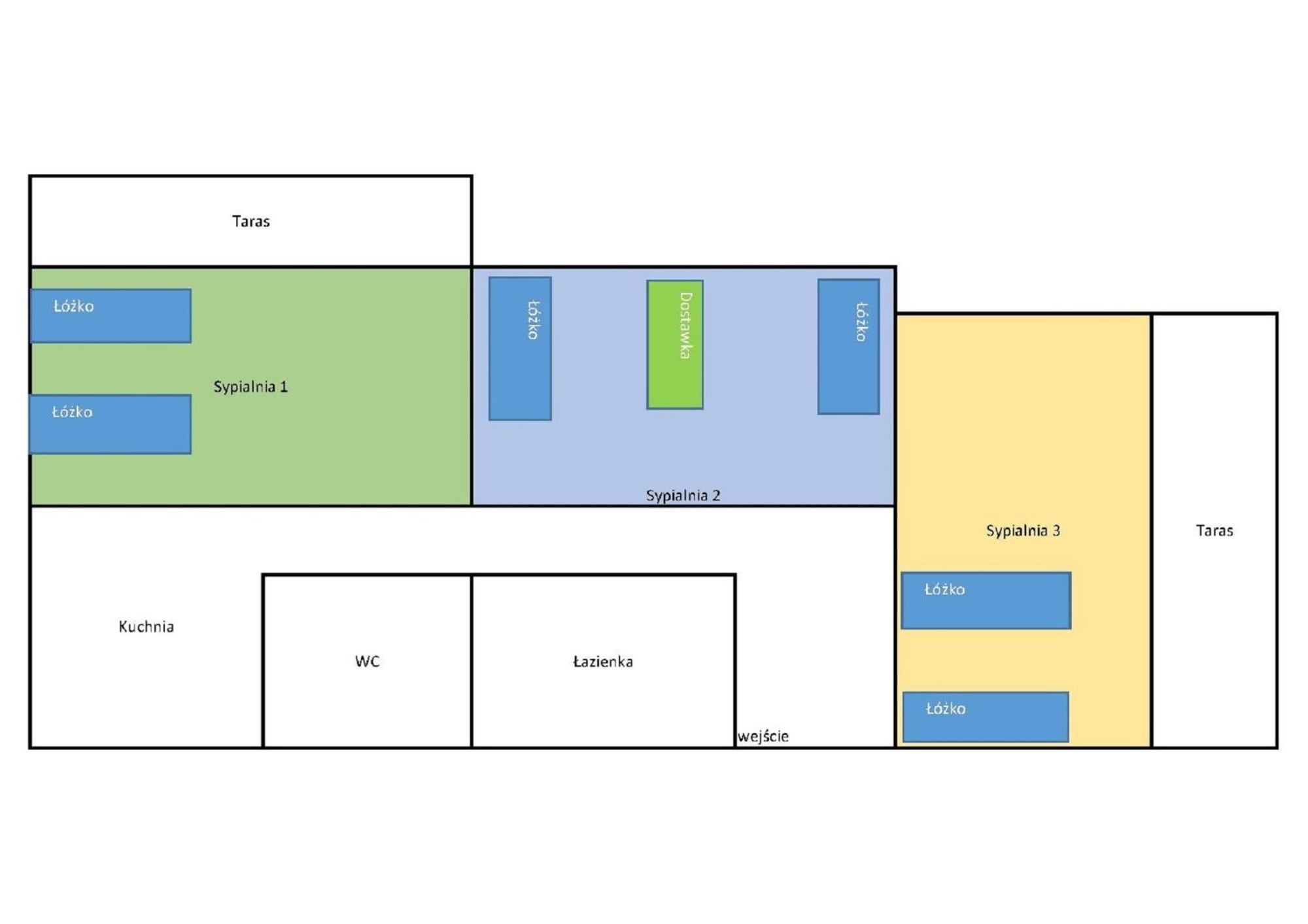 Pokoje W Apartamencie Danuta Gdynia Værelse billede